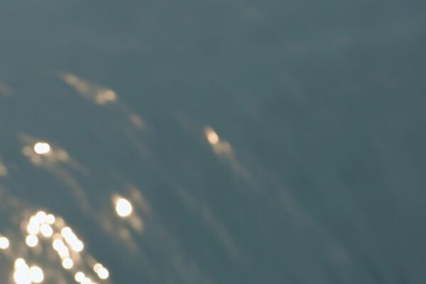 white and blue light bokeh