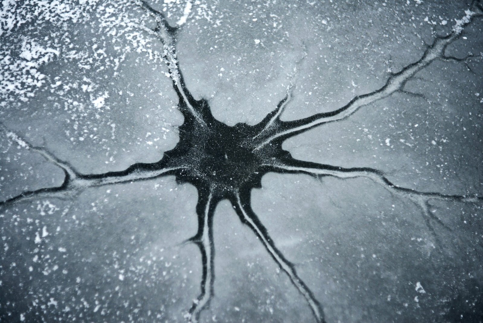 A black and white photo of a cell phone